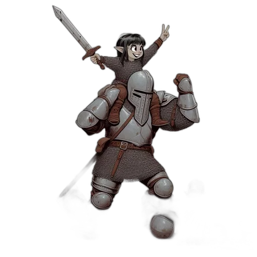 sword, staff, weapon, robot transparent PNG cut-out