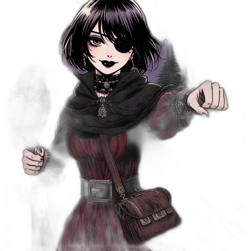 staff, dress, weapon, concept art transparent PNG cut-out