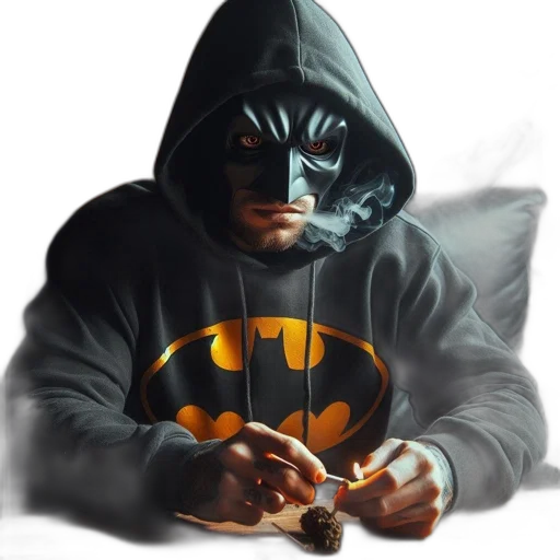 mask, comic book art, concept art, photorealistic transparent PNG cut-out