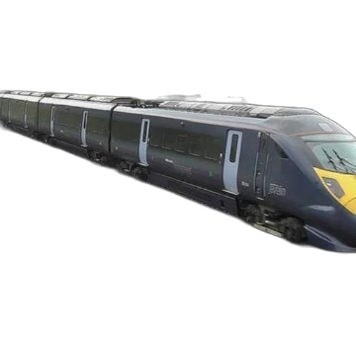 3d render, sleek, modern, train transparent PNG cut-out
