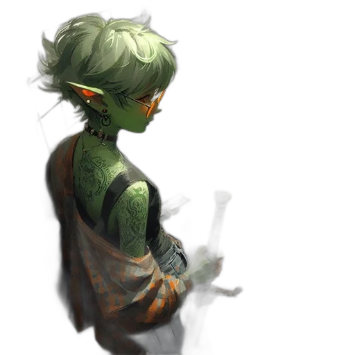 dragon, staff, mask, face transparent PNG cut-out