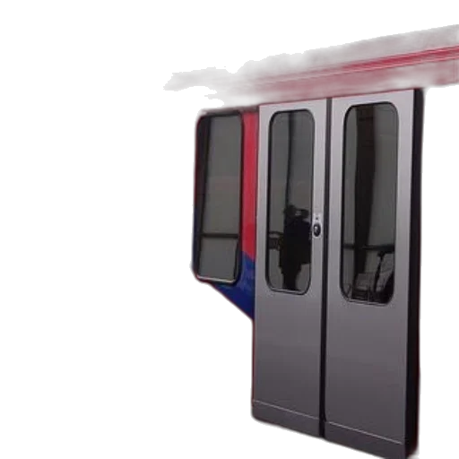 3d render, concept art, red, train transparent PNG cut-out