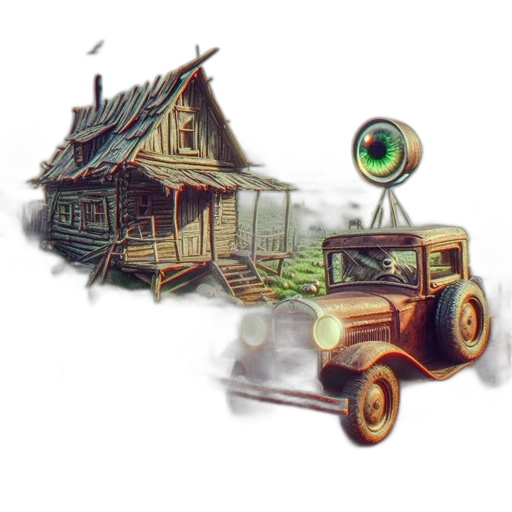 car, weapon, robot, building transparent PNG cut-out