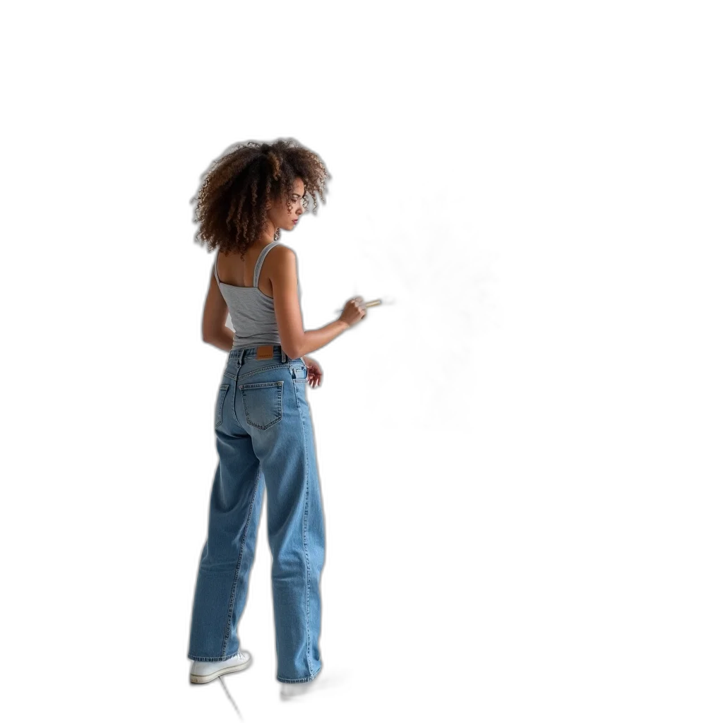 hair, jacket, dress, creature transparent PNG cut-out