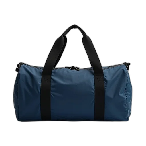 blue, black, gym, bag transparent PNG cut-out