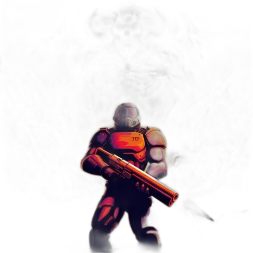 robot, weapon, sword, staff transparent PNG cut-out