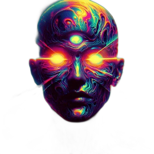 mask, robot, face, creature transparent PNG cut-out