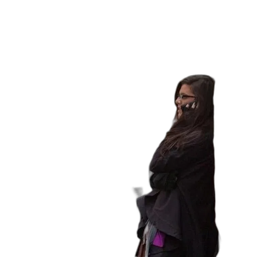 staff, umbrella, jacket, mask transparent PNG cut-out