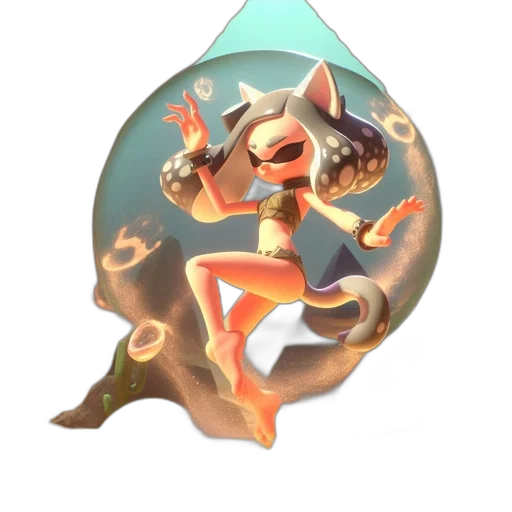 mask, staff, creature, animal transparent PNG cut-out
