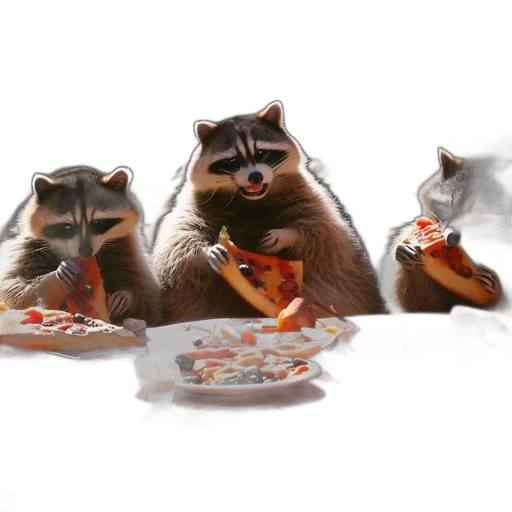food, animal, concept art, photorealistic transparent PNG cut-out