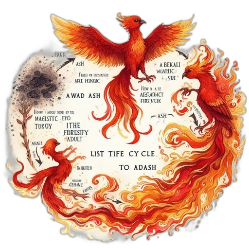 dragon, fantasy art, concept art, watercolor transparent PNG cut-out
