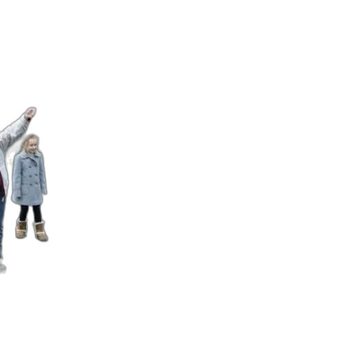 jacket, staff, umbrella, robot transparent PNG cut-out
