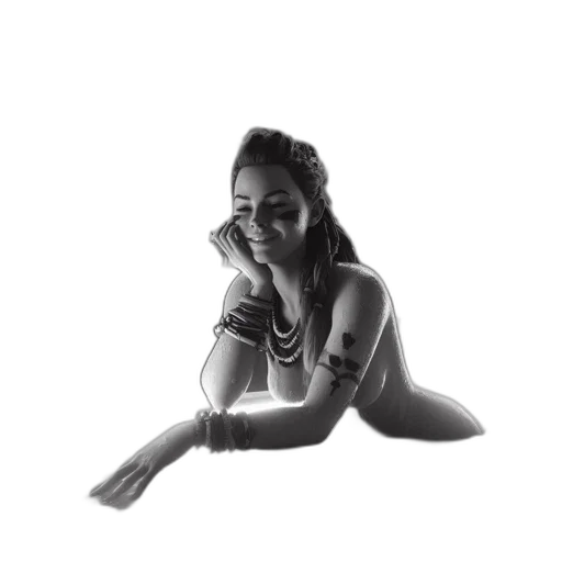jewelry, staff, dress, photorealistic transparent PNG cut-out