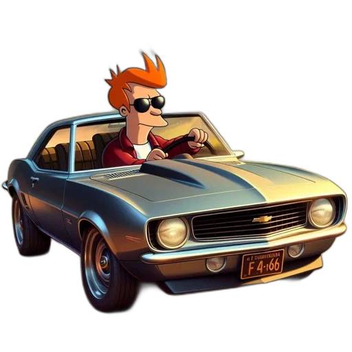 car, animal, 3d render, concept art transparent PNG cut-out