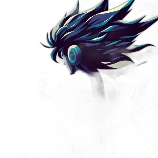 dragon, mask, creature, hair transparent PNG cut-out