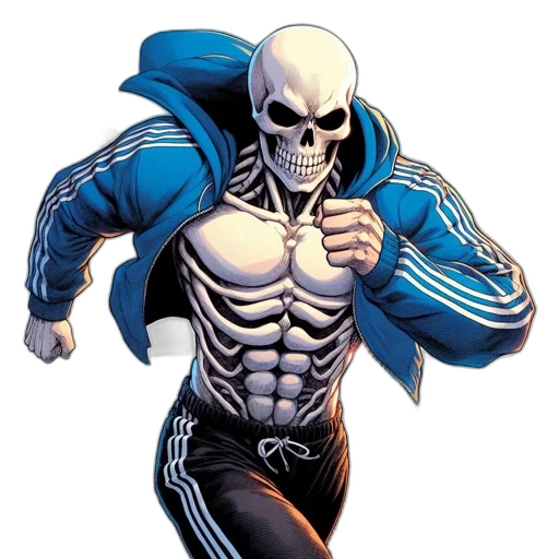 jacket, comic book art, concept art, blue transparent PNG cut-out