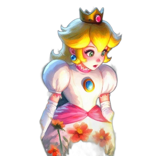 dress, crown, staff, weapon transparent PNG cut-out
