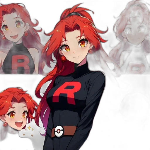 jacket, robot, anime, pixel art transparent PNG cut-out