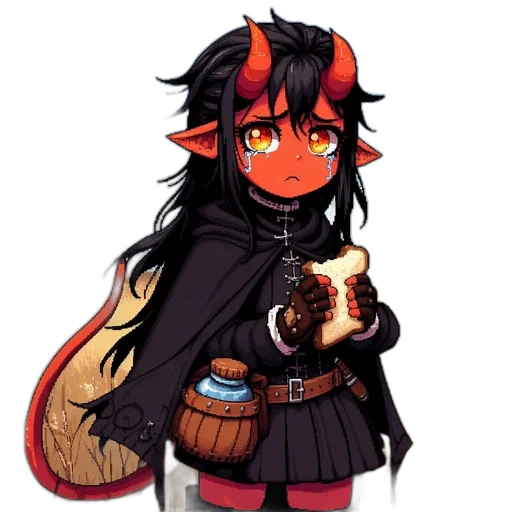 dragon, staff, food, pixel art transparent PNG cut-out