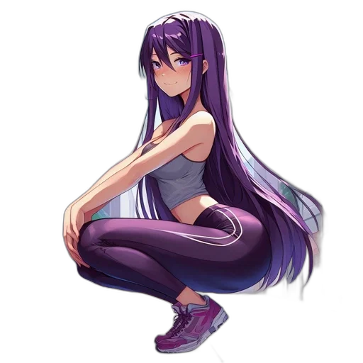 hair, weapon, creature, dress transparent PNG cut-out