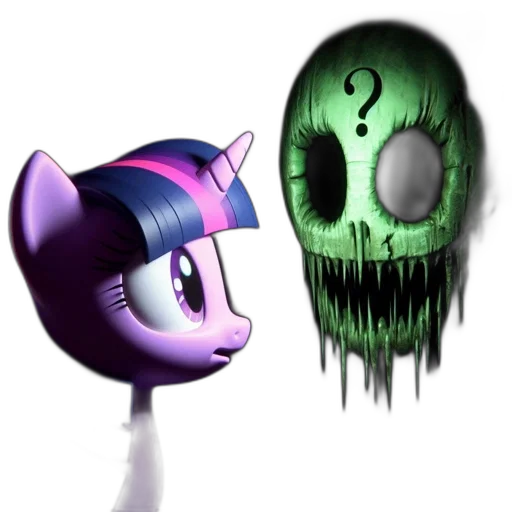mask, creature, staff, weapon transparent PNG cut-out