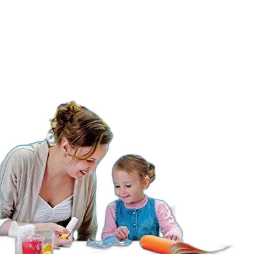 photorealistic, arts, crafts, busy transparent PNG cut-out