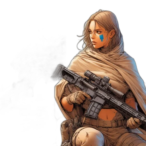 weapon, concept art, comic book art, fantasy art transparent PNG cut-out