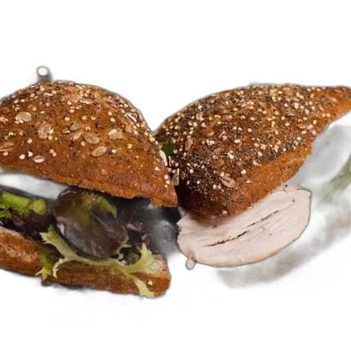food, hat, photorealistic, 3d render transparent PNG cut-out
