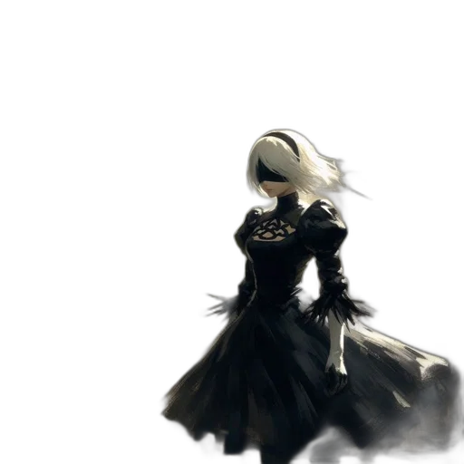 dress, mask, weapon, crown transparent PNG cut-out