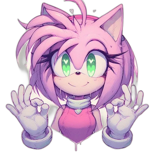 anime, pixel art, vaporwave, cartoon transparent PNG cut-out