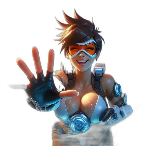 robot, mask, weapon, staff transparent PNG cut-out