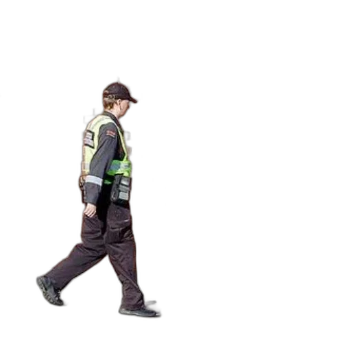 staff, jacket, robot, weapon transparent PNG cut-out