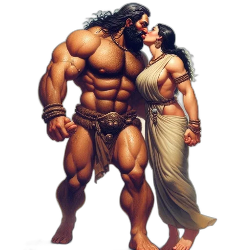 fantasy art, concept art, comic book art, photorealistic transparent PNG cut-out