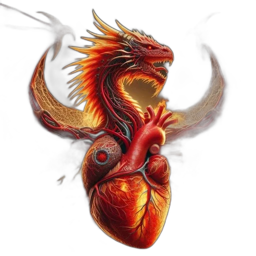 dragon, fantasy art, photorealistic, concept art transparent PNG cut-out