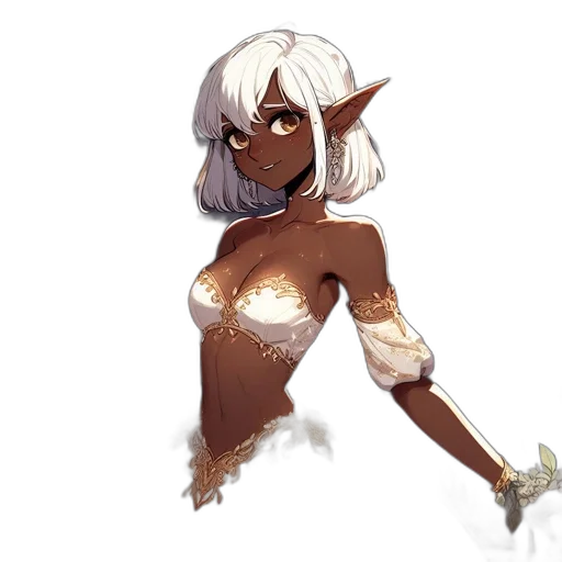 staff, dress, creature, mask transparent PNG cut-out