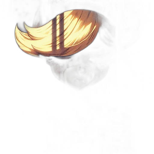 hair, mask, crown, dragon transparent PNG cut-out