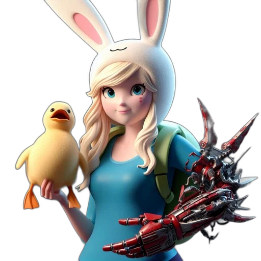 weapon, dress, staff, animal transparent PNG cut-out