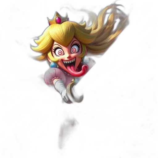 crown, staff, weapon, creature transparent PNG cut-out