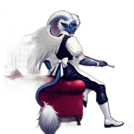 creature, dragon, animal, staff transparent PNG cut-out