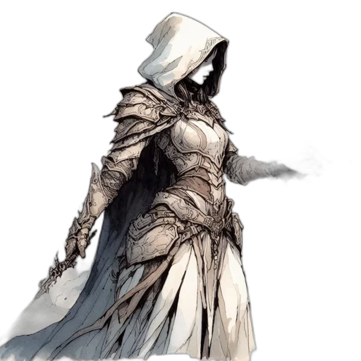 dress, hat, mask, sword transparent PNG cut-out