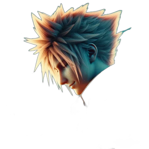 face, mask, crown, hair transparent PNG cut-out