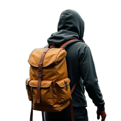 jacket, staff, 3d render, photorealistic transparent PNG cut-out