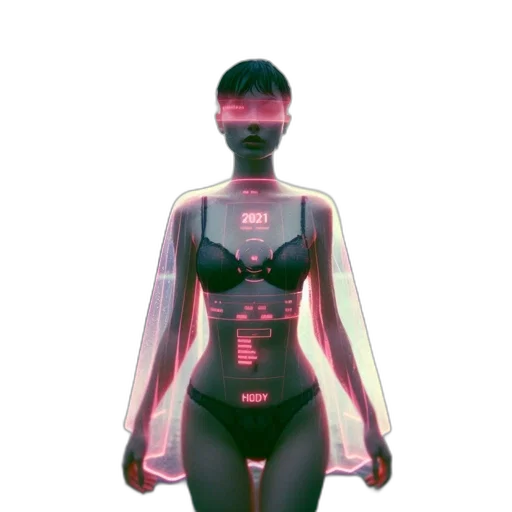 robot, dress, mask, jewelry transparent PNG cut-out