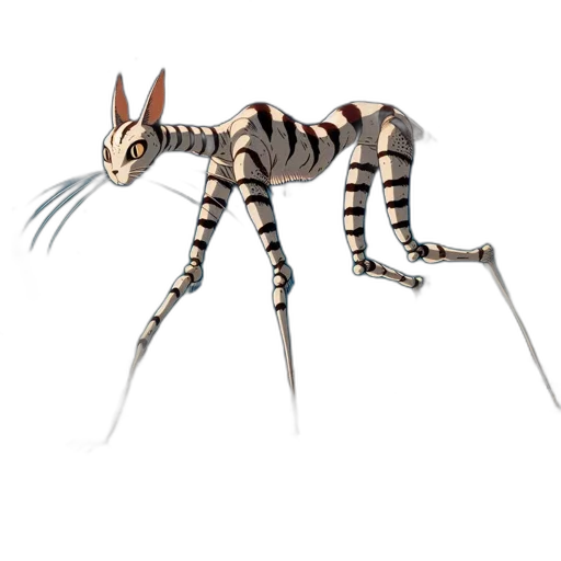 creature, animal, robot, staff transparent PNG cut-out