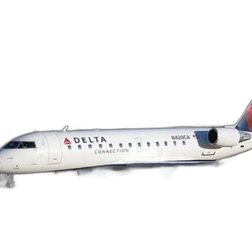 delta, connection, airplane, parked transparent PNG cut-out