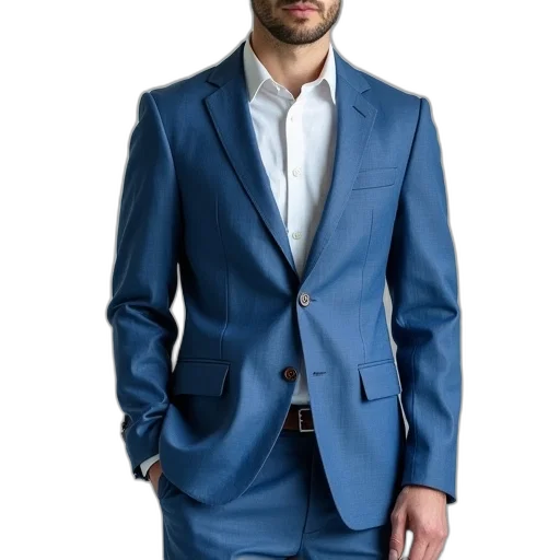 jacket, staff, dress, photorealistic transparent PNG cut-out
