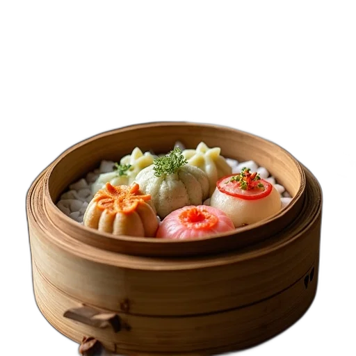 food, photorealistic, 3d render, asian transparent PNG cut-out