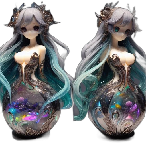 jewelry, fantasy art, concept art, 3d render transparent PNG cut-out