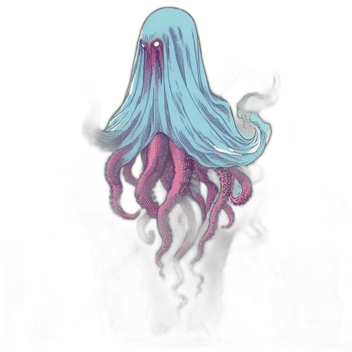 hair, creature, mask, dress transparent PNG cut-out
