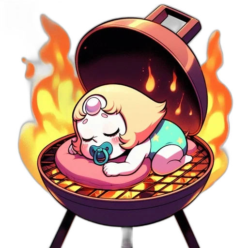 food, staff, jacket, pixel art transparent PNG cut-out